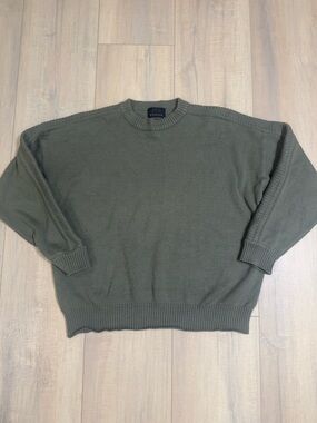 Bogner Vintage Olive Green Wool Blend Sweater size XL
